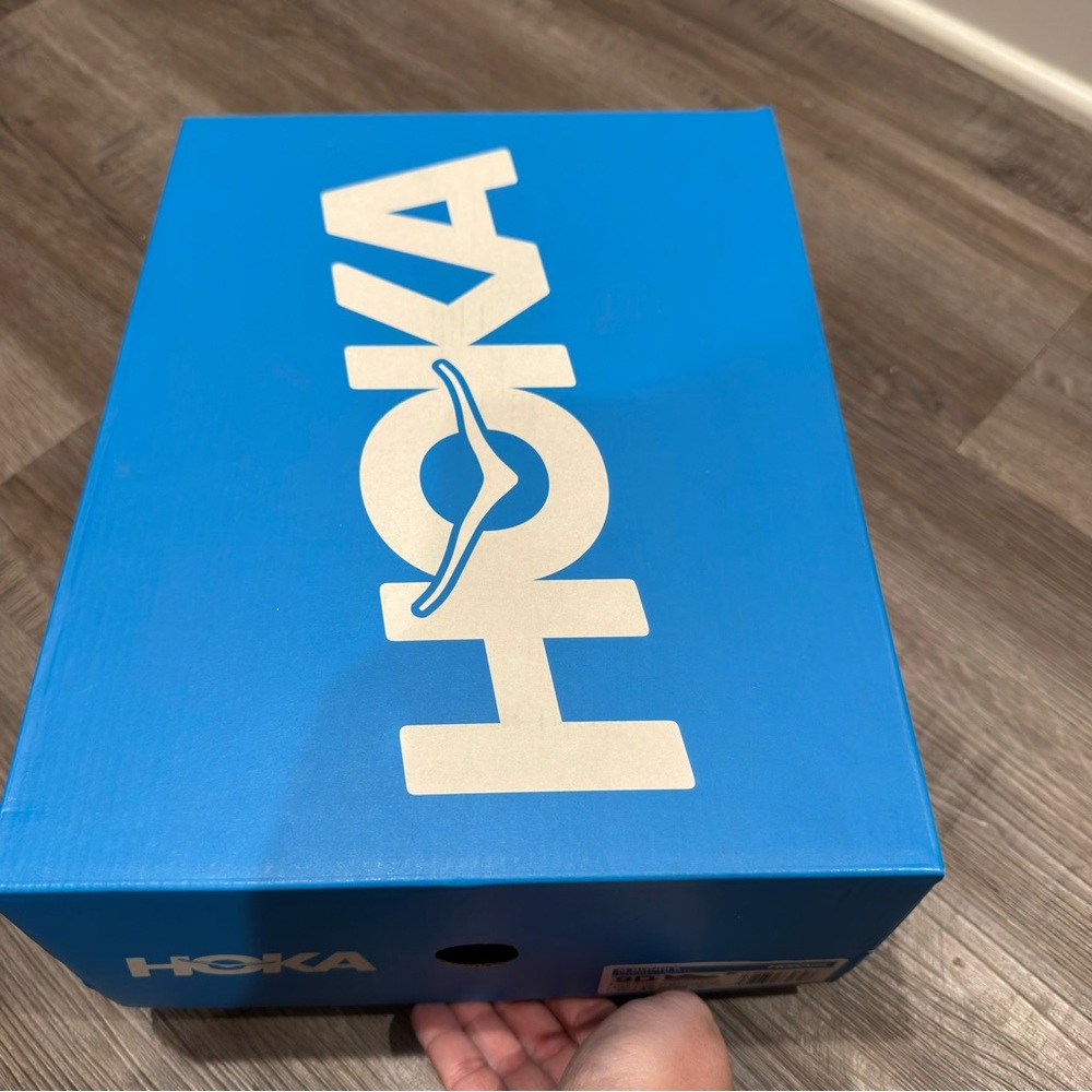 Hoka One One Bondi 9 Black White Running Sneakers - Picture 13 of 14